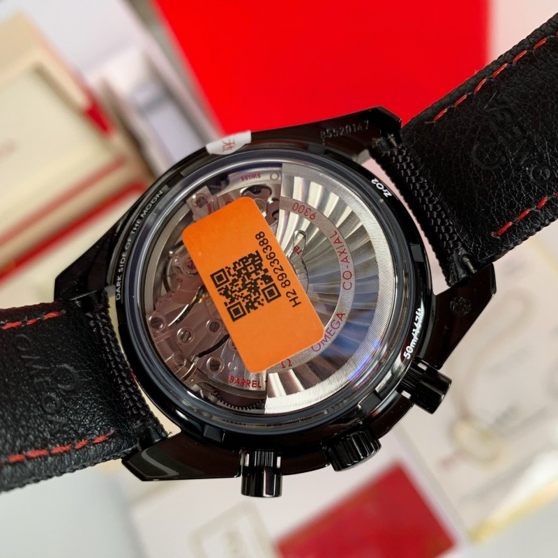 Om**a Speedmaster Series Dark Side of the Moon,50m waterproof watch, 44.25mm
