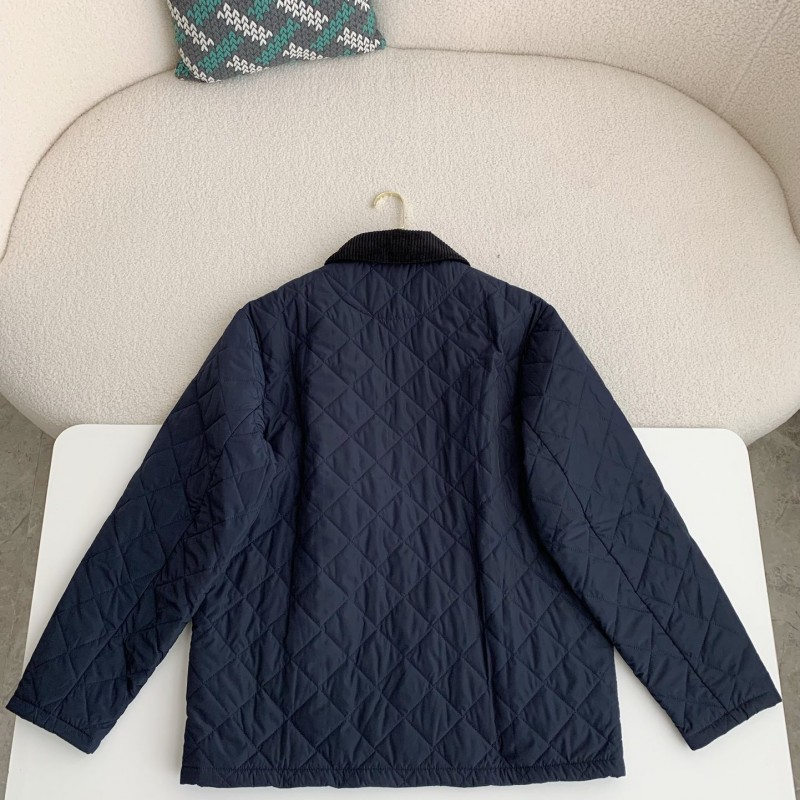 Pra*a SS24 Quilted single-breasted casual jacket