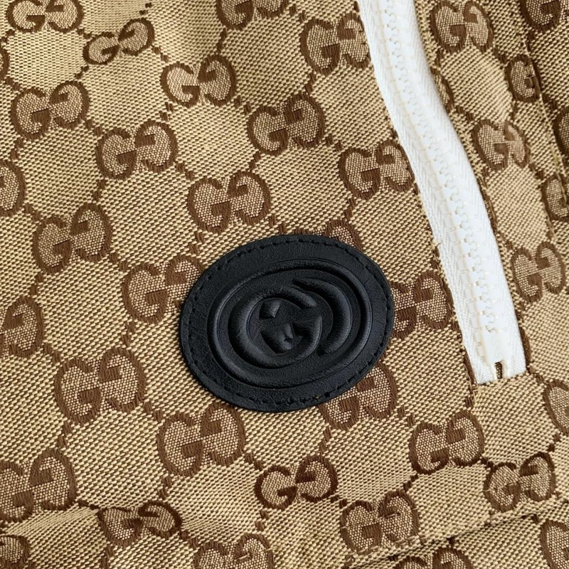 G*u*i Casual FW22 Full Print Drawstring Down Jacket