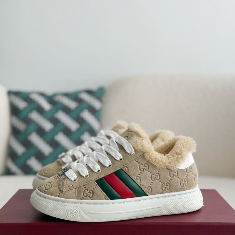 G*u*i ACE Suede Sneakers