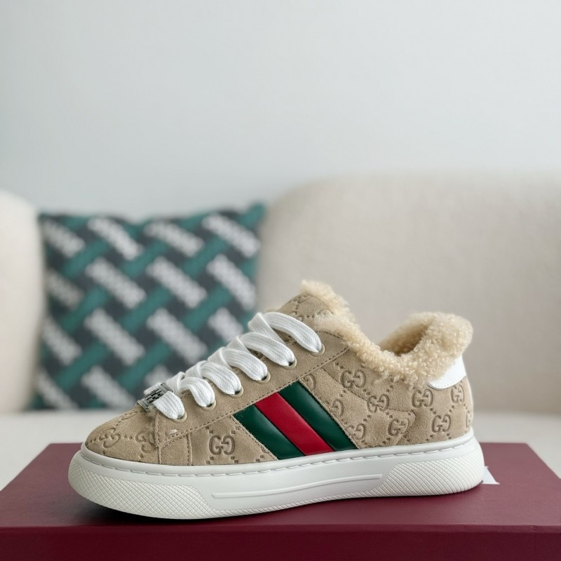 G*u*i ACE Suede Sneakers