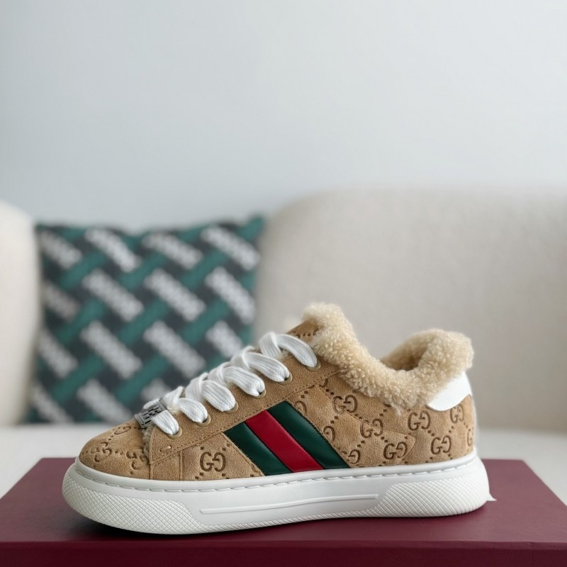 G*u*i ACE Suede Sneakers