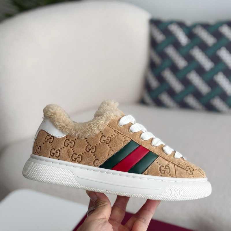 G*u*i ACE Suede Sneakers