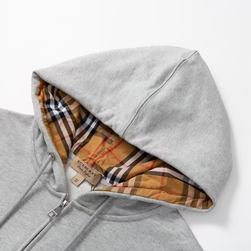 B**rry logo embroidered hooded cardigan