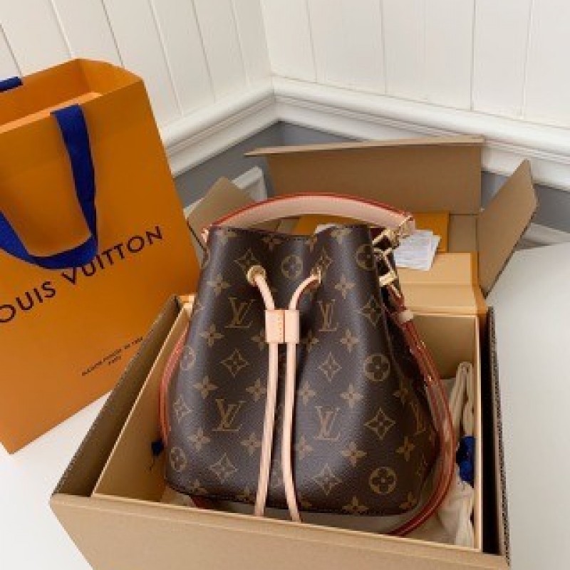 L0*is V*t0n NÉONOÉ BB monogram bucket bag M46581, size: 20*20*13cm