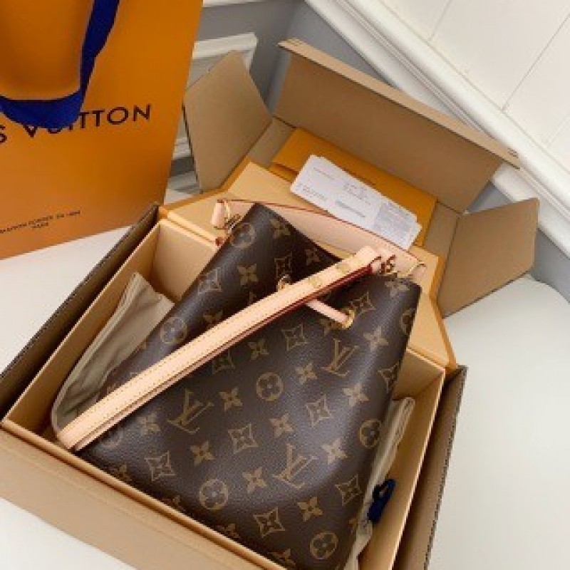 L0*is V*t0n NÉONOÉ BB monogram bucket bag M46581, size: 20*20*13cm