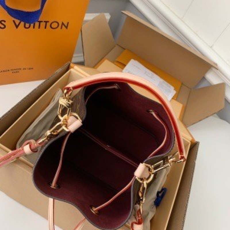 L0*is V*t0n NÉONOÉ BB monogram bucket bag M46581, size: 20*20*13cm