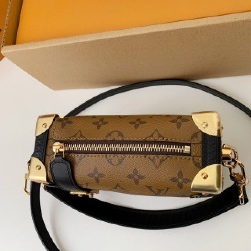 L0*is V*t0n Small SIDE TRUNK Handbag M46815 Yellow Flower, Size: 18*12.5*8cm