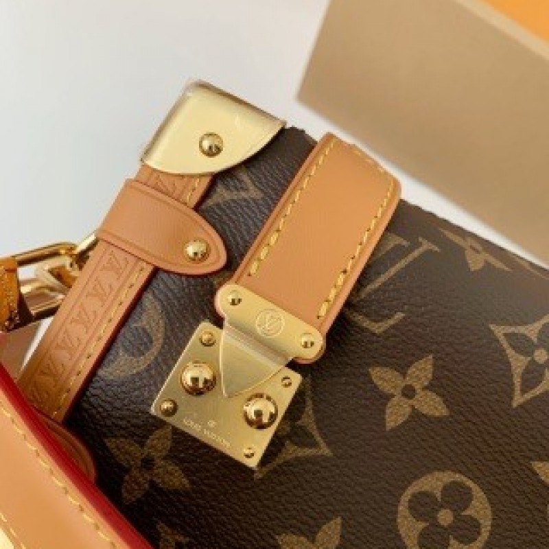 L0*is V*t0n small SIDE TRUNK handbag M46815, size: 18*12.5*8cm