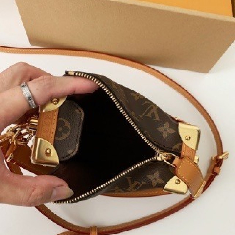 L0*is V*t0n small SIDE TRUNK handbag M46815, size: 18*12.5*8cm