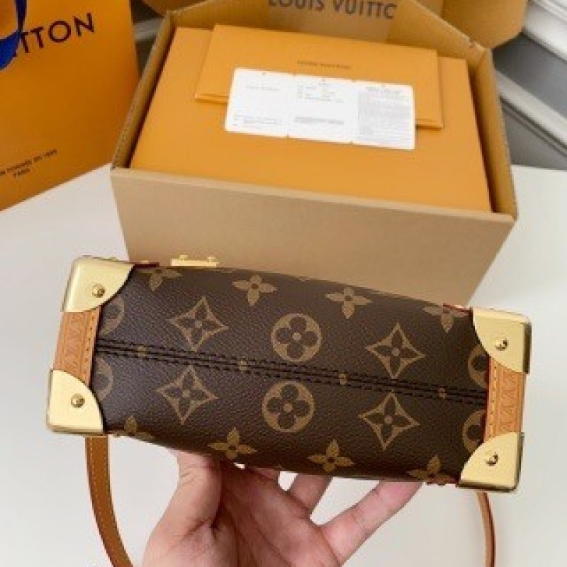 L0*is V*t0n small SIDE TRUNK handbag M46815, size: 18*12.5*8cm