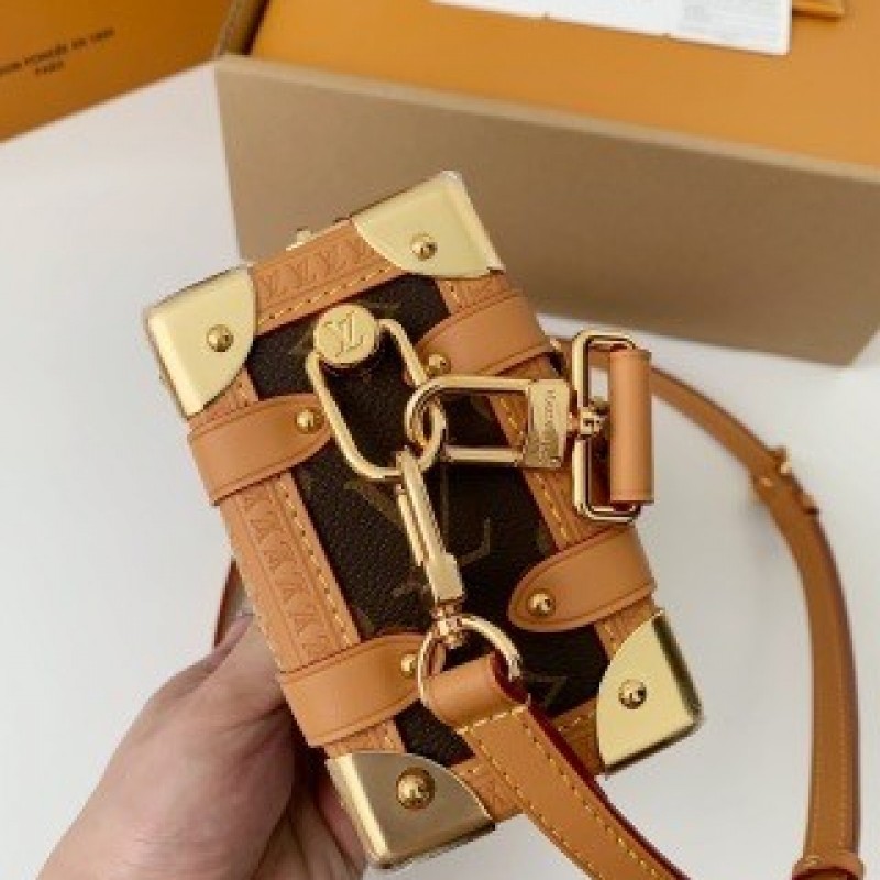 L0*is V*t0n small SIDE TRUNK handbag M46815, size: 18*12.5*8cm