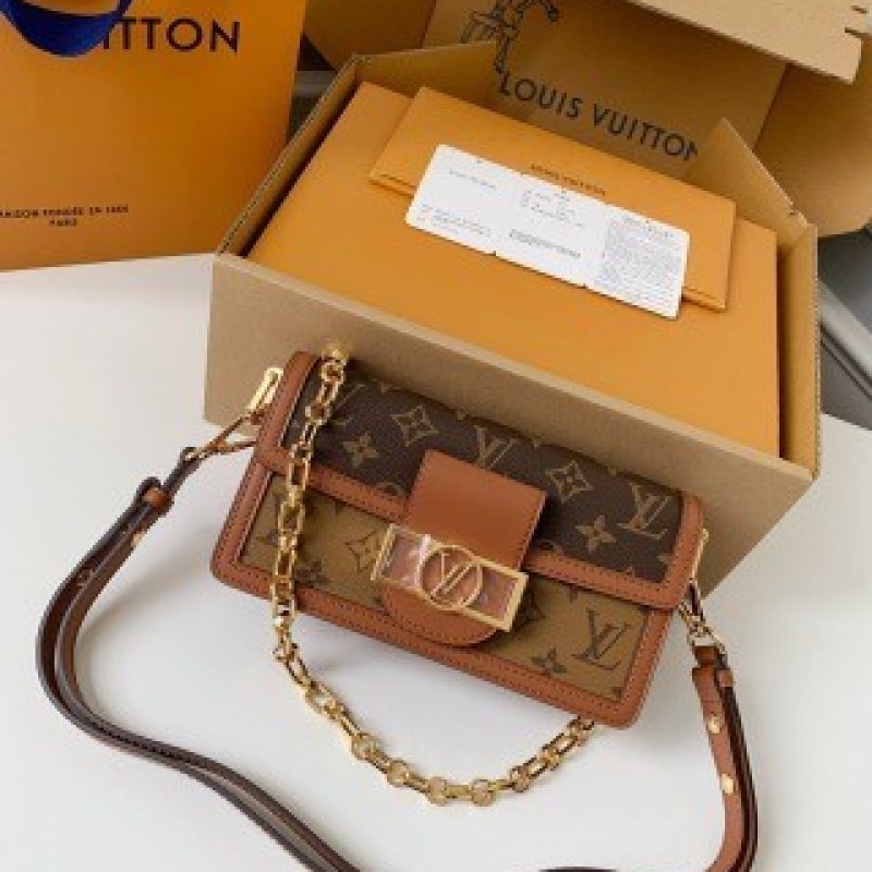 L0*is V*t0n DAUPHINE EAST WEST handbag M46757, size: 21*12*5cm