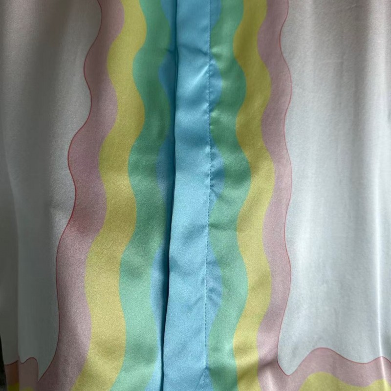 casablanca short-sleeved dancer shirt