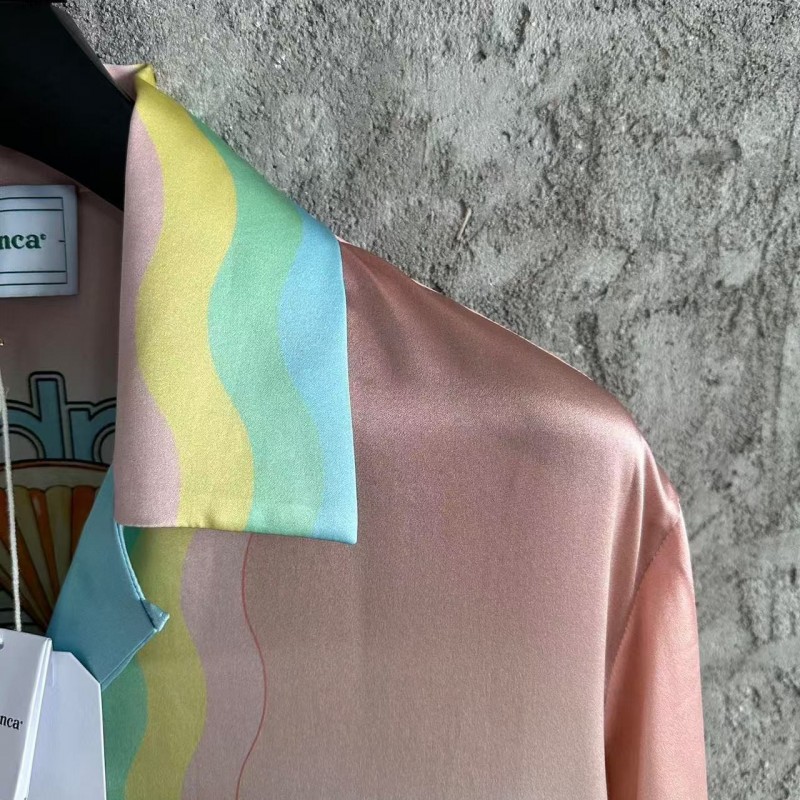 casablanca short-sleeved dancer shirt