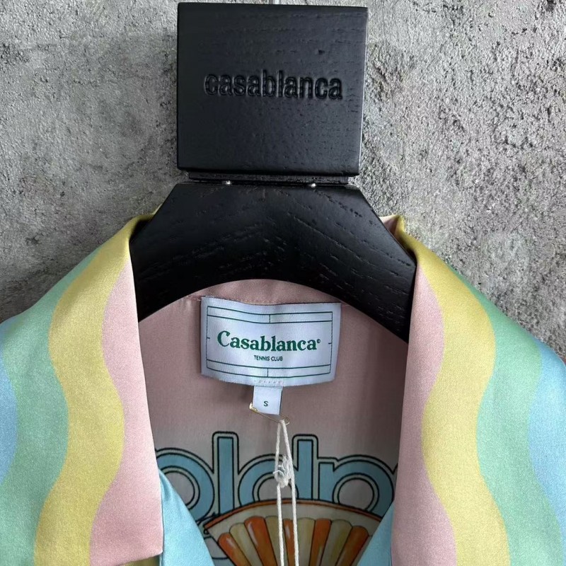 casablanca short-sleeved dancer shirt