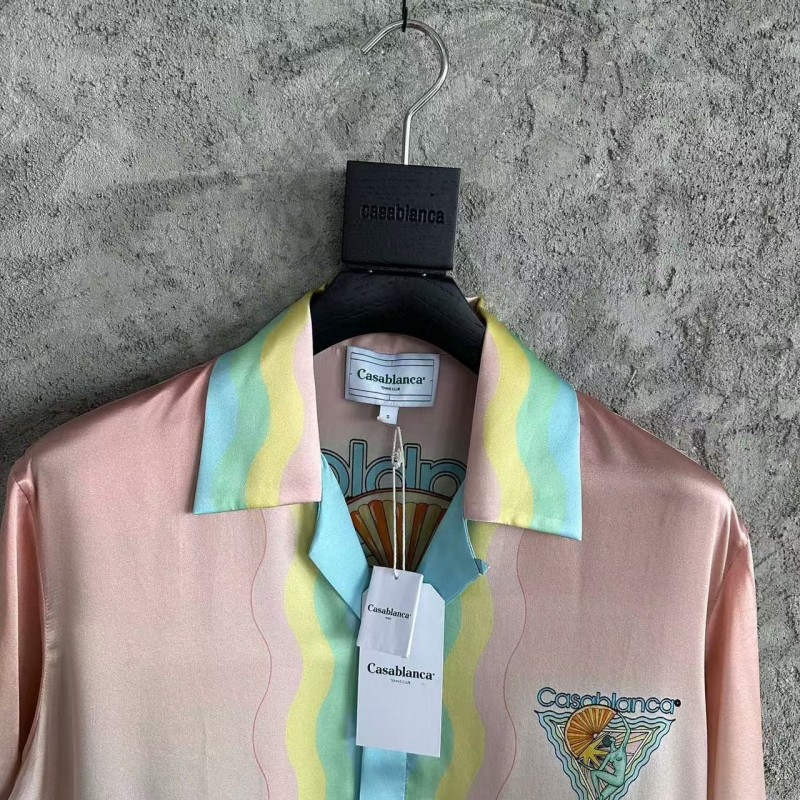 casablanca short-sleeved dancer shirt