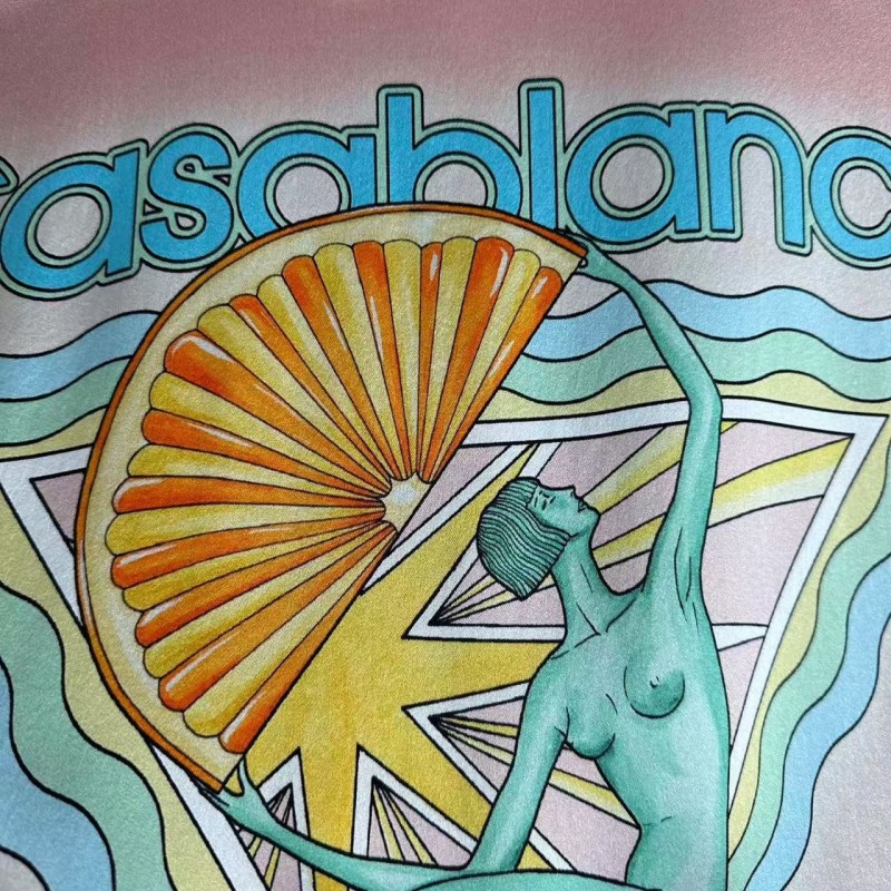 casablanca short-sleeved dancer shirt