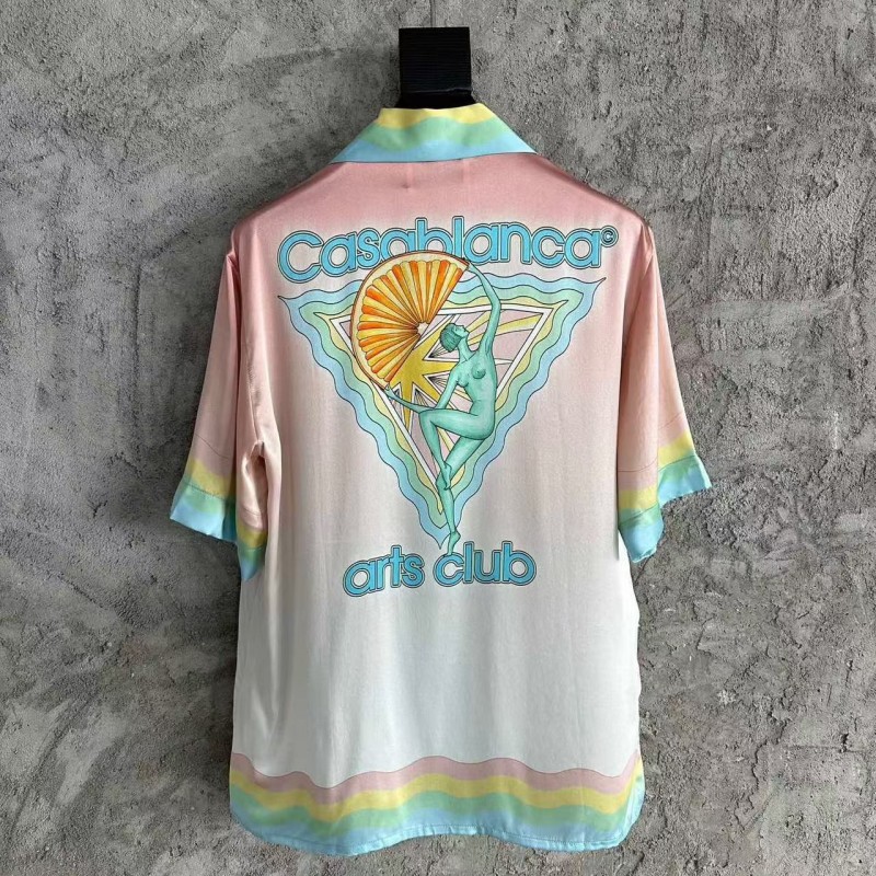 casablanca short-sleeved dancer shirt