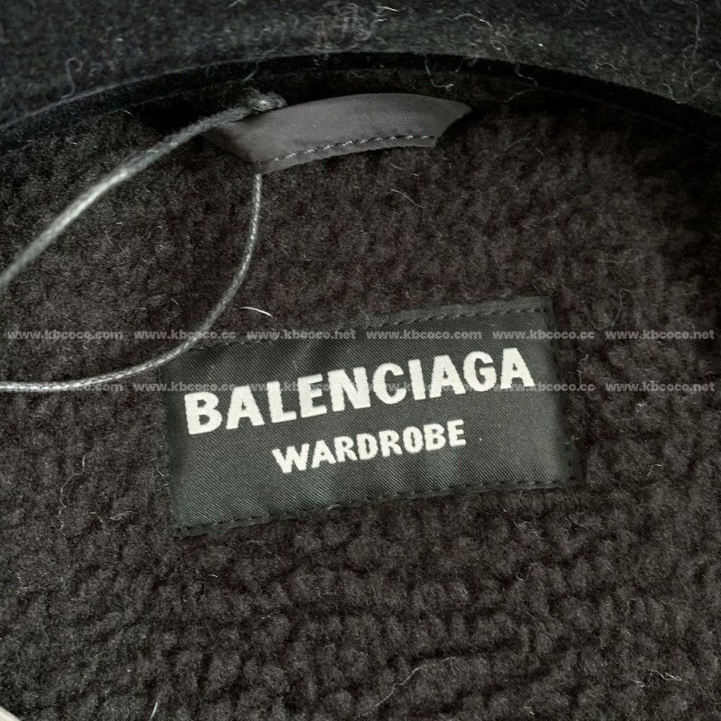 Ba*len*cia*ga Camouflage hooded jacket