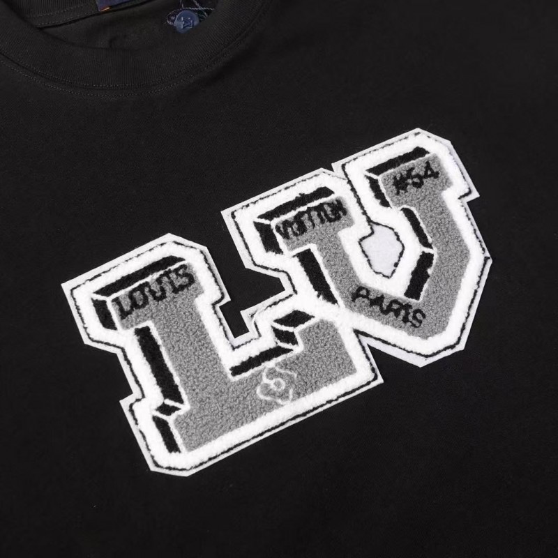 L0*is V*t0n 24fw autumn and winter letter embroidered long sleeve