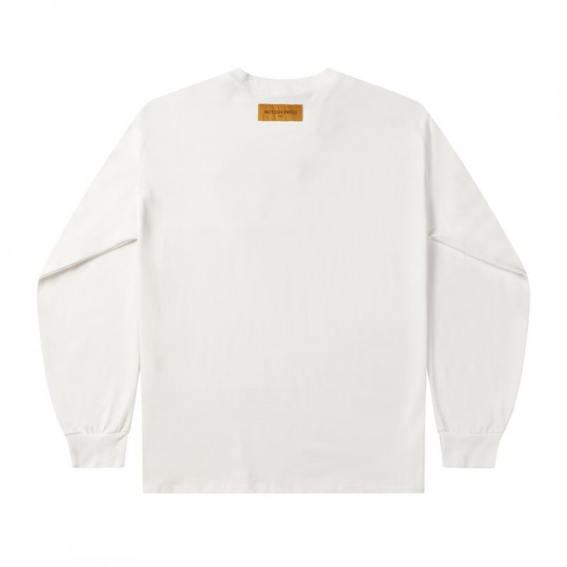 L0*is V*t0n 24fw autumn and winter letter embroidered long sleeve