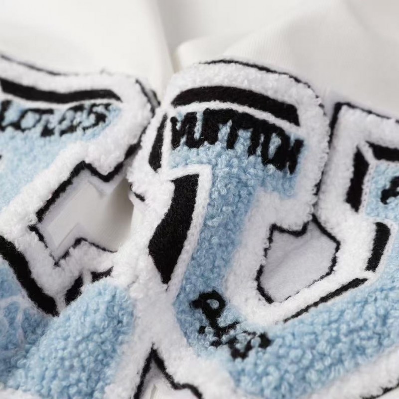 L0*is V*t0n 24fw autumn and winter letter embroidered long sleeve