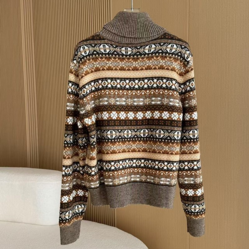 L**o p*ana Fair Isle Turtleneck Sweater
