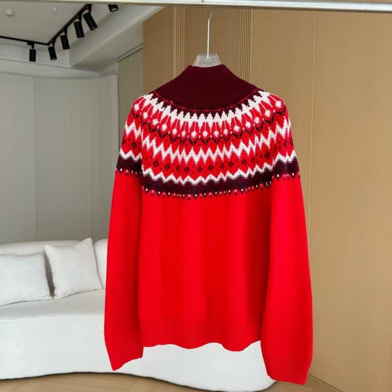 L**o p*ana Fair Isle Turtleneck Sweater