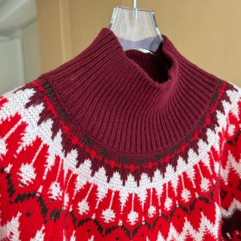 L**o p*ana Fair Isle Turtleneck Sweater
