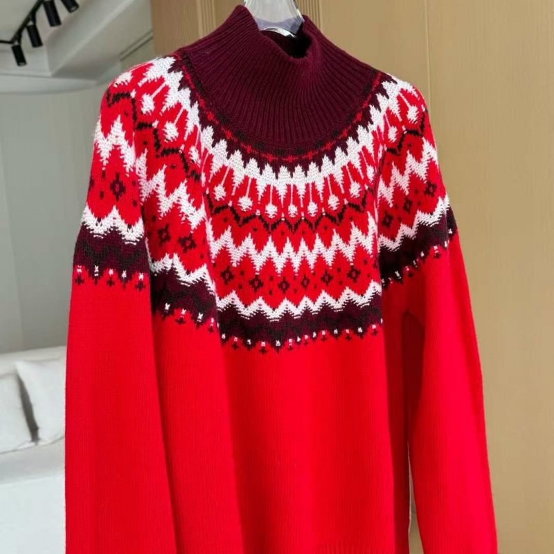 L**o p*ana Fair Isle Turtleneck Sweater
