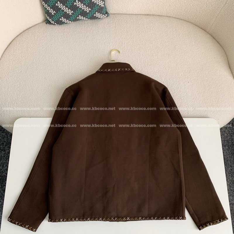L0*is V*t0n x Tyler SS24 Letter Embroidery Casual Jacket