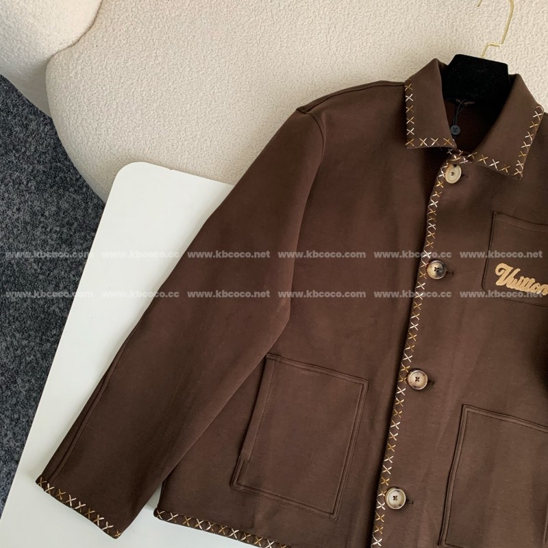 L0*is V*t0n x Tyler SS24 Letter Embroidery Casual Jacket