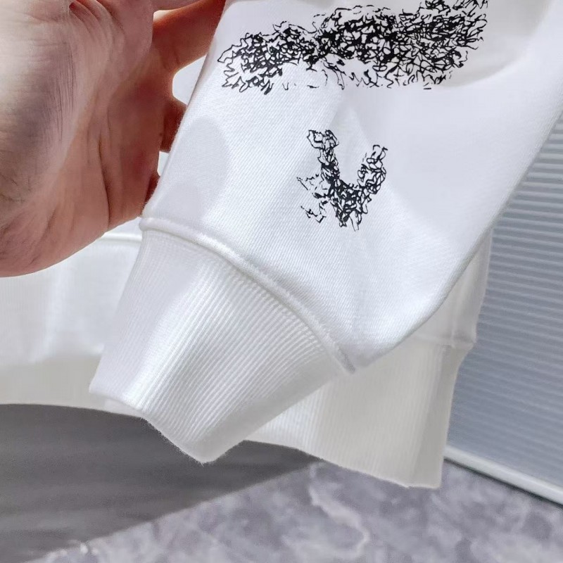 offwhite24 autumn and winter new letter logo round neck sweatshirt