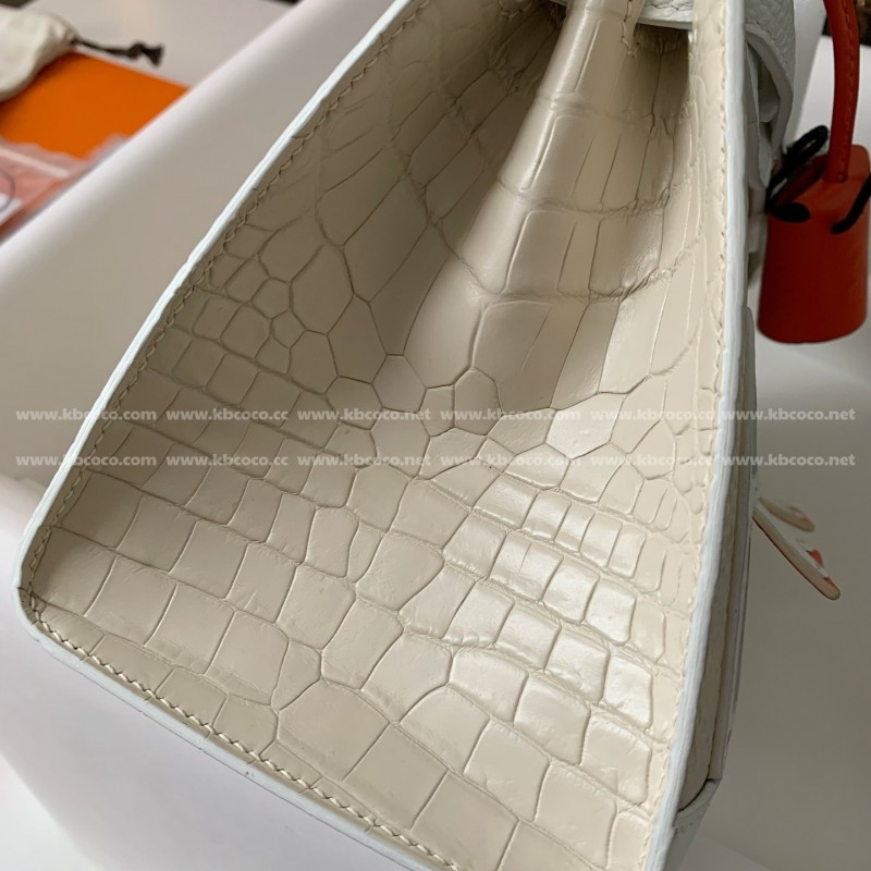 H**mes Limited Edition Birkin 25cm，American crocodile leather togo calfskin