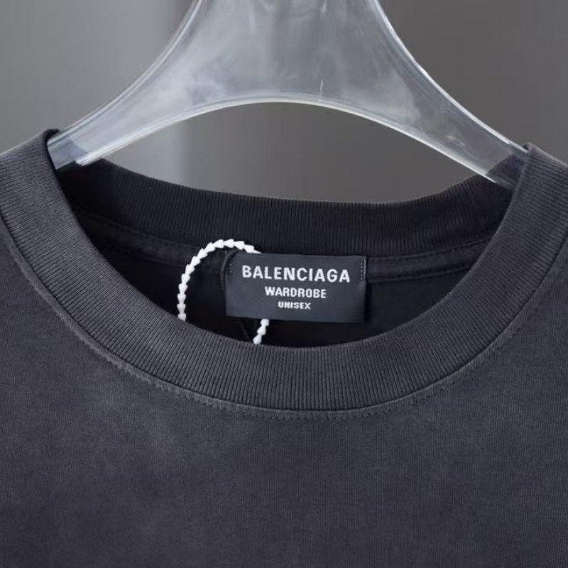 ba*len*cia*ga springsummer new suede bb + hot Di*m*nd t-shirt