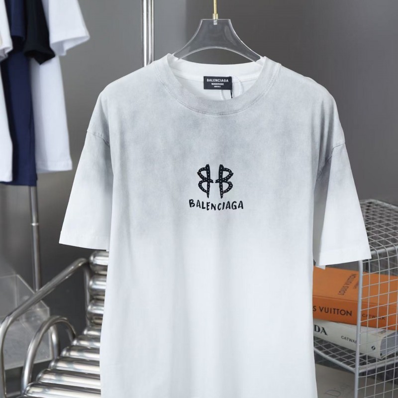 ba*len*cia*ga springsummer new suede bb + hot Di*m*nd t-shirt