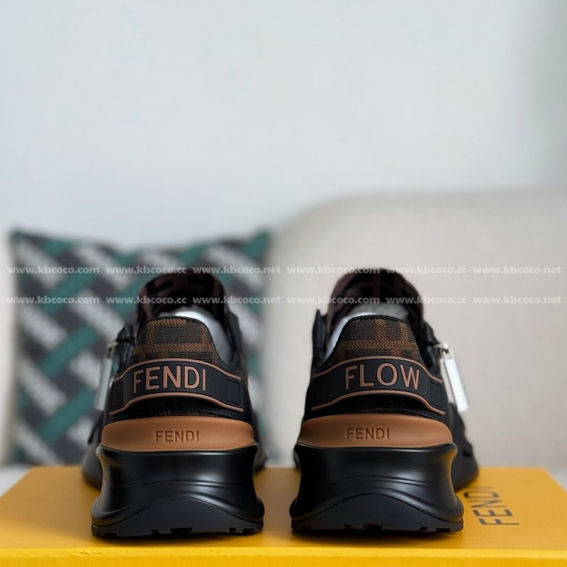 F**di leather casual low-top shoes