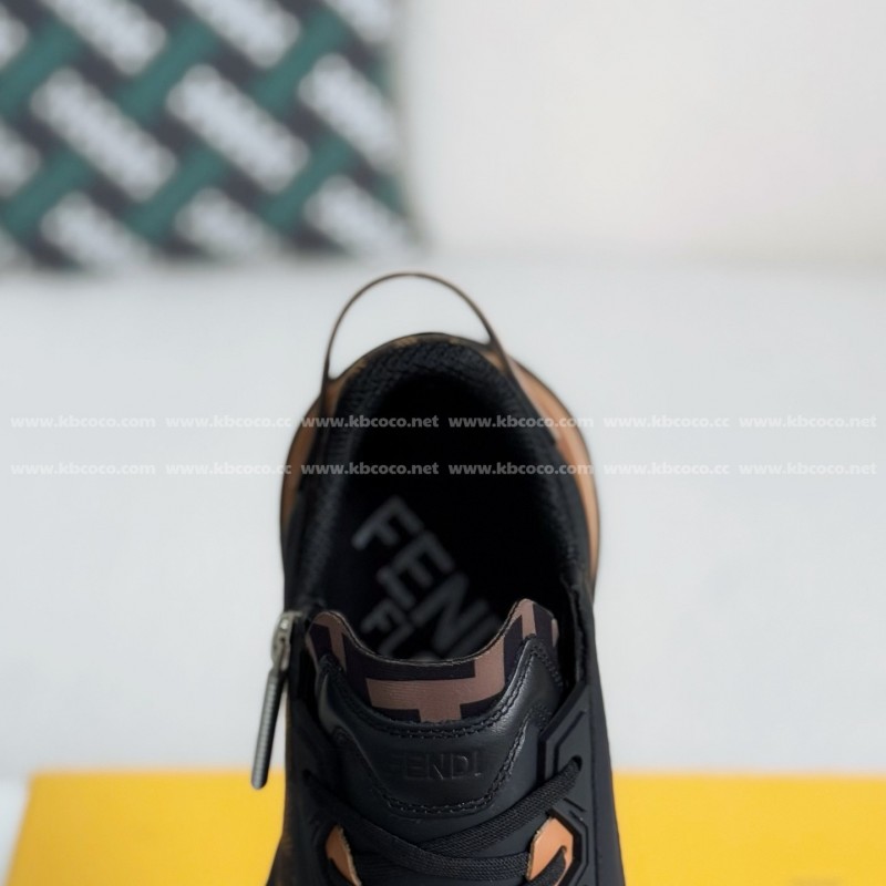 F**di leather casual low-top shoes