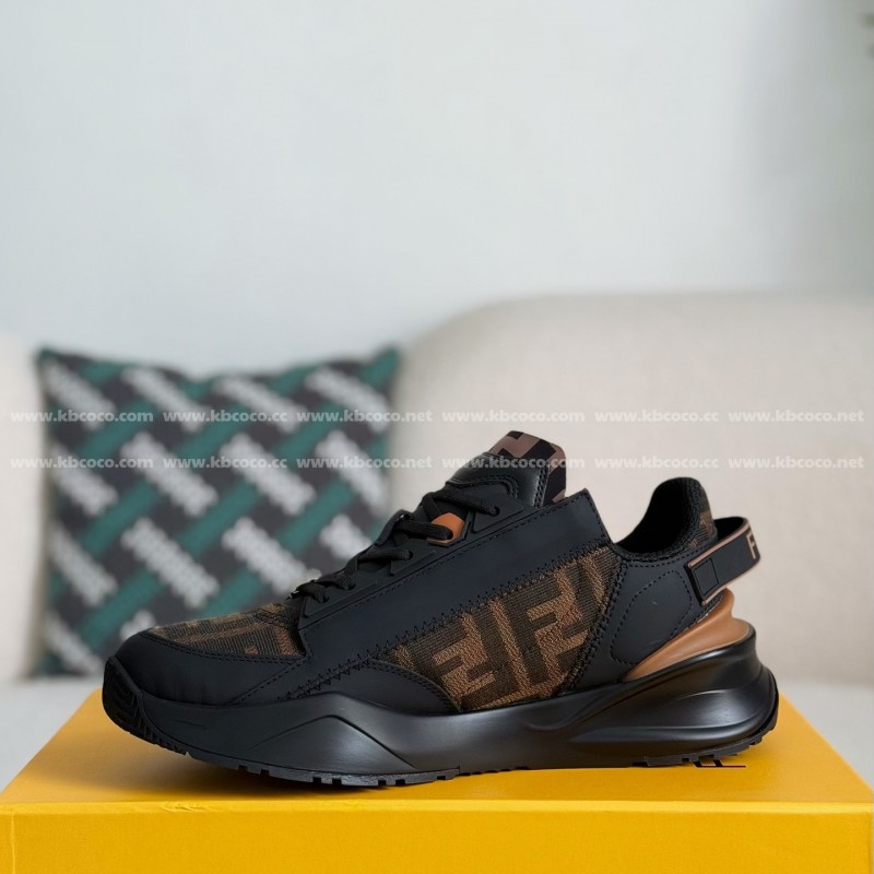 F**di leather casual low-top shoes