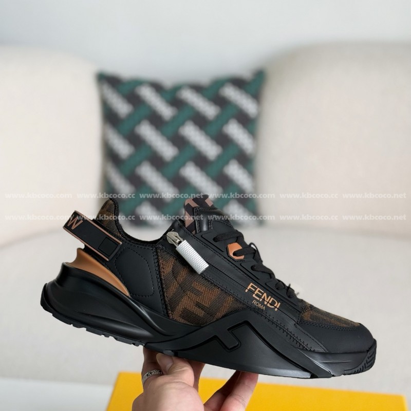 F**di leather casual low-top shoes