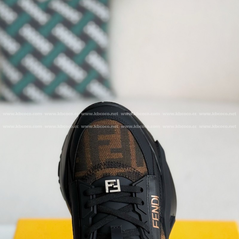 F**di leather casual low-top shoes