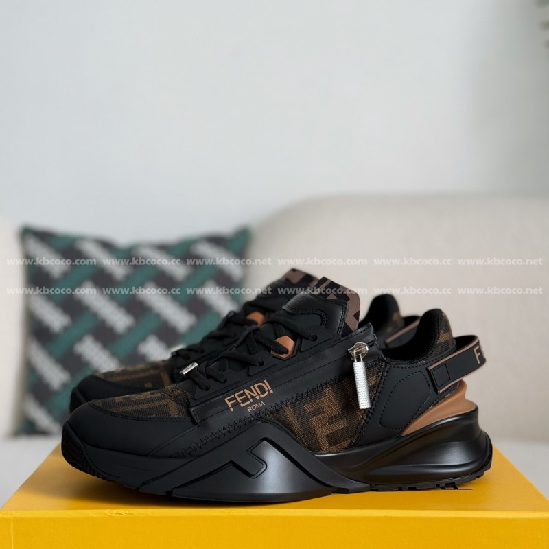 F**di leather casual low-top shoes