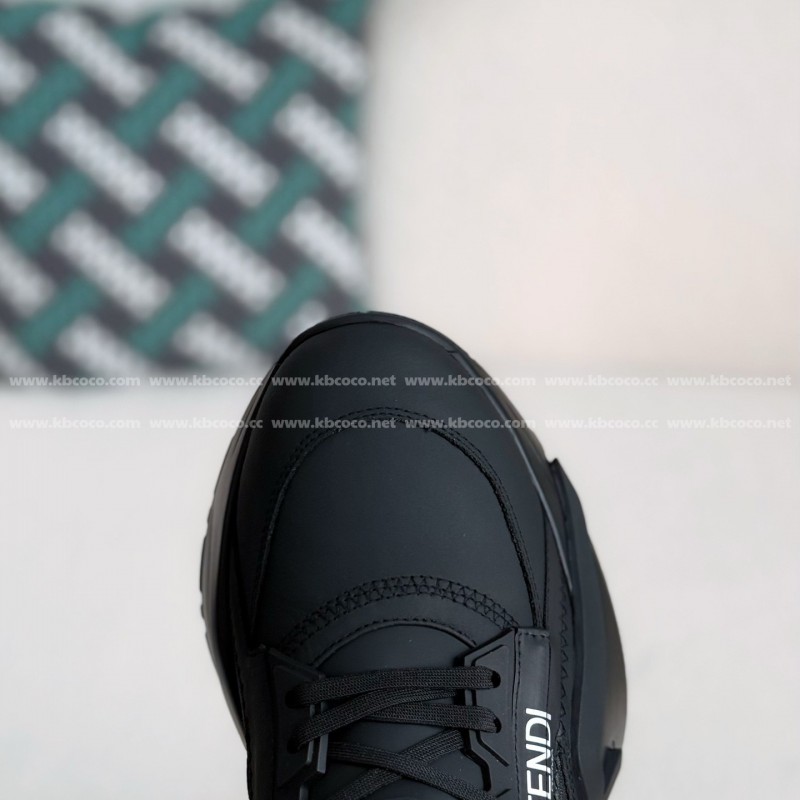 F**di leather casual low-top shoes