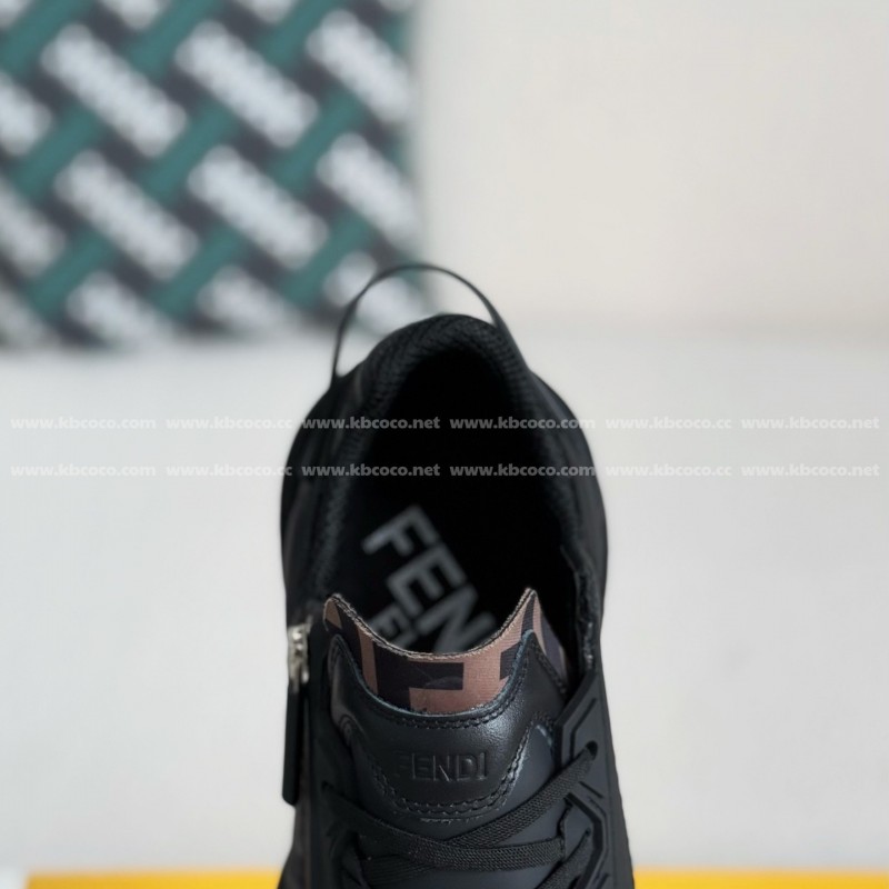 F**di leather casual low-top shoes