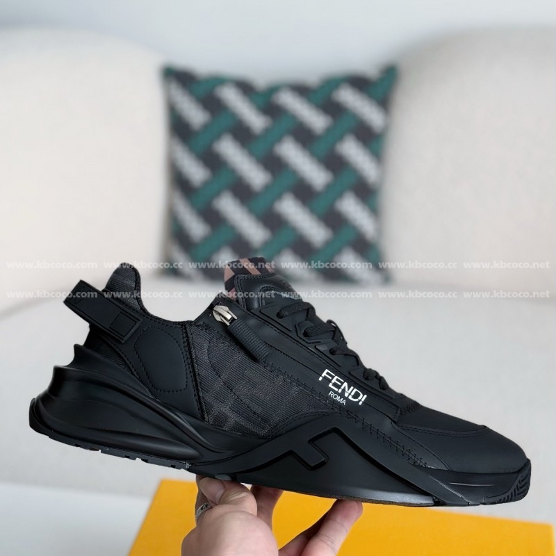 F**di leather casual low-top shoes