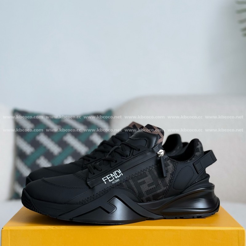 F**di leather casual low-top shoes