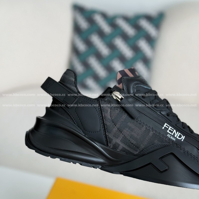 F**di leather casual low-top shoes