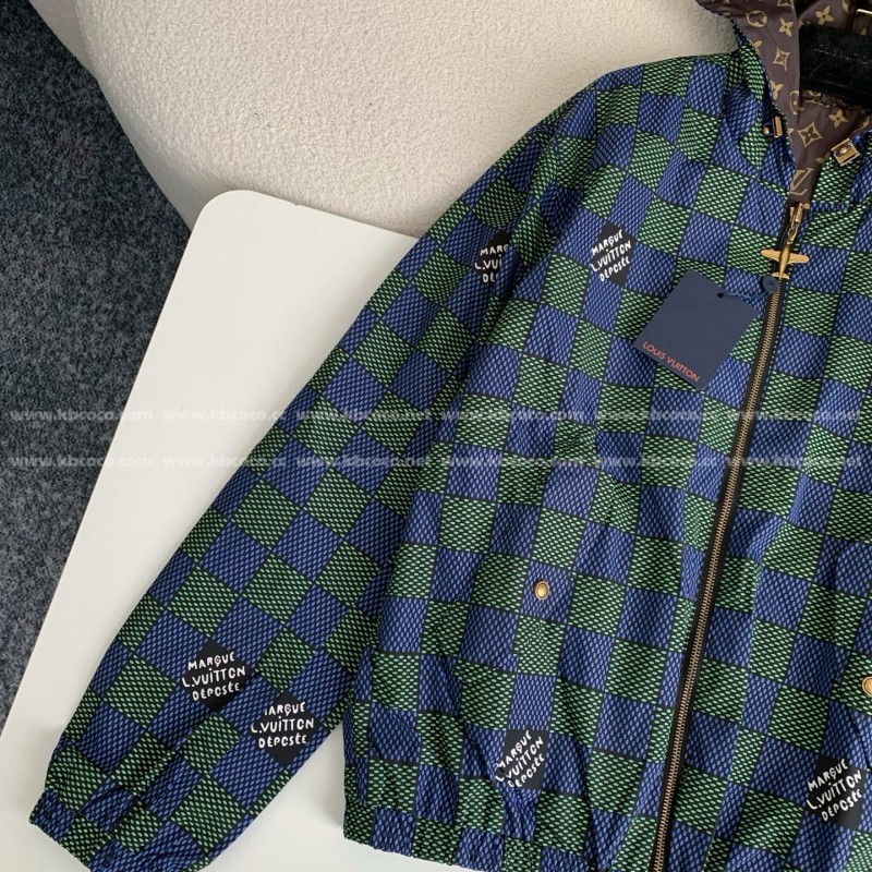 L0*is V*t0n SpringSummer collection plaid double-sided jacket