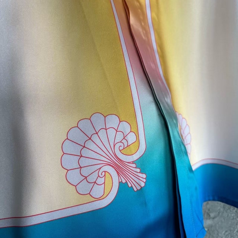 CASABLANCA Dreamy pattern silk T-shirt